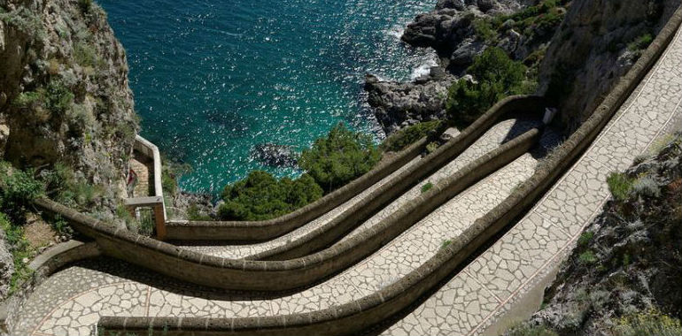 La storica via Krupp di Capri riapre a giugno