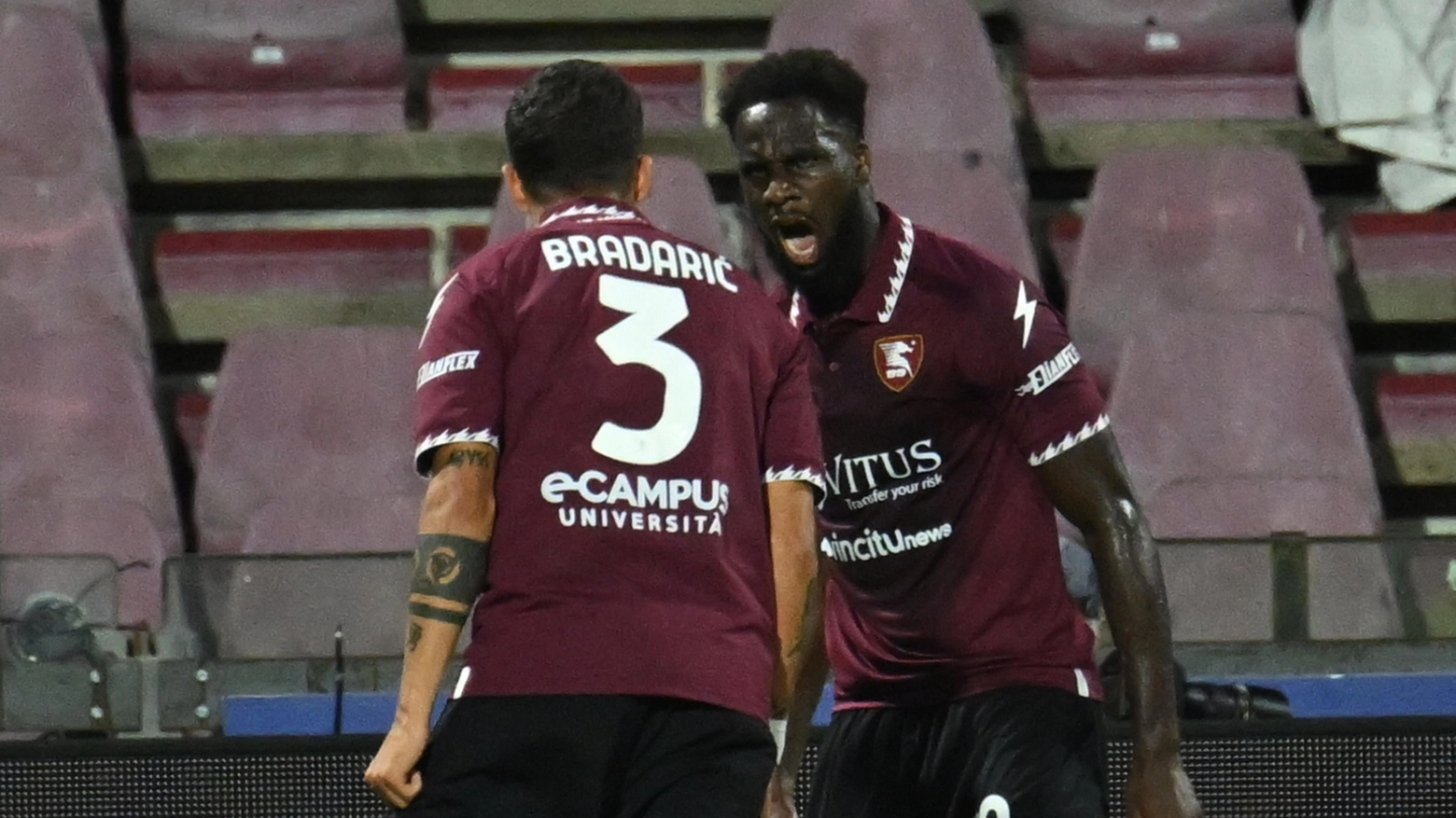 Samardzic chiama Dia risponde la Salernitana si ferma ancora sul pari.