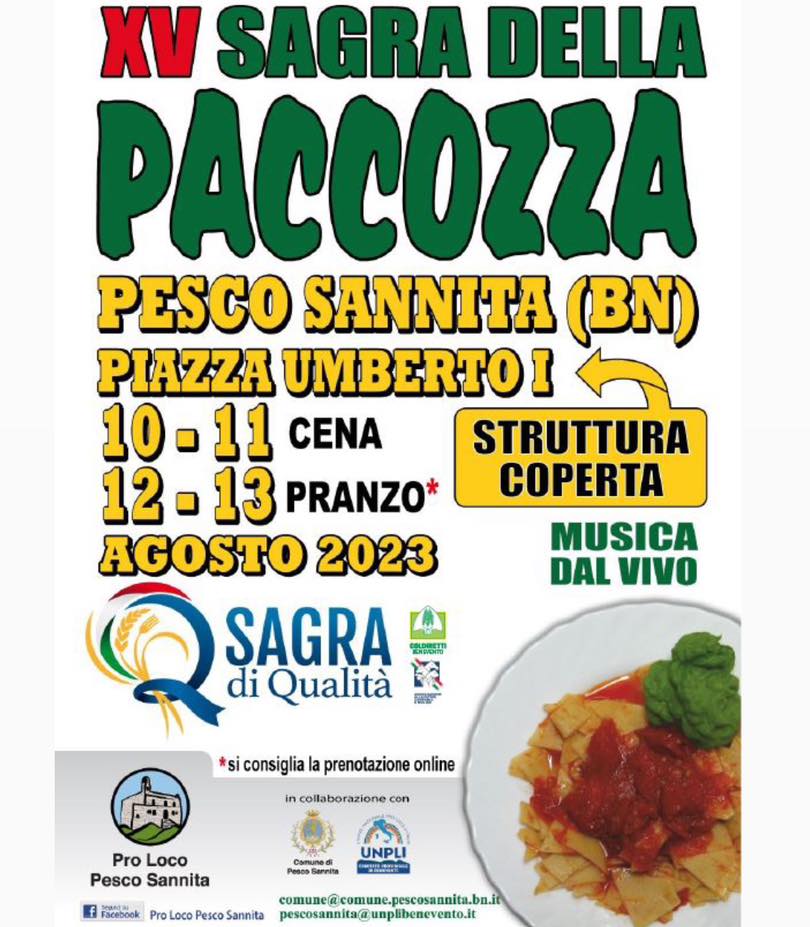 Sagra della paccozza – Pesco Sannita