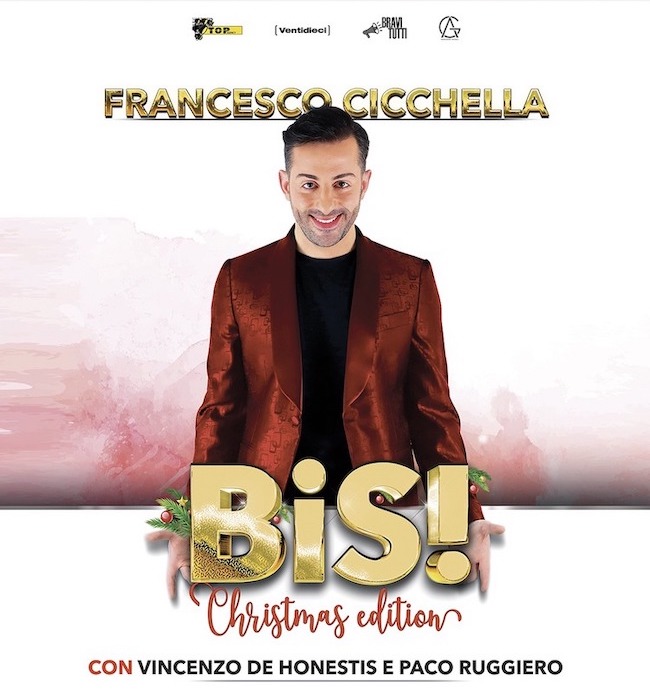 Francesco Cicchella in scena al teatro Cilea con “Bis! Christmas Edition”