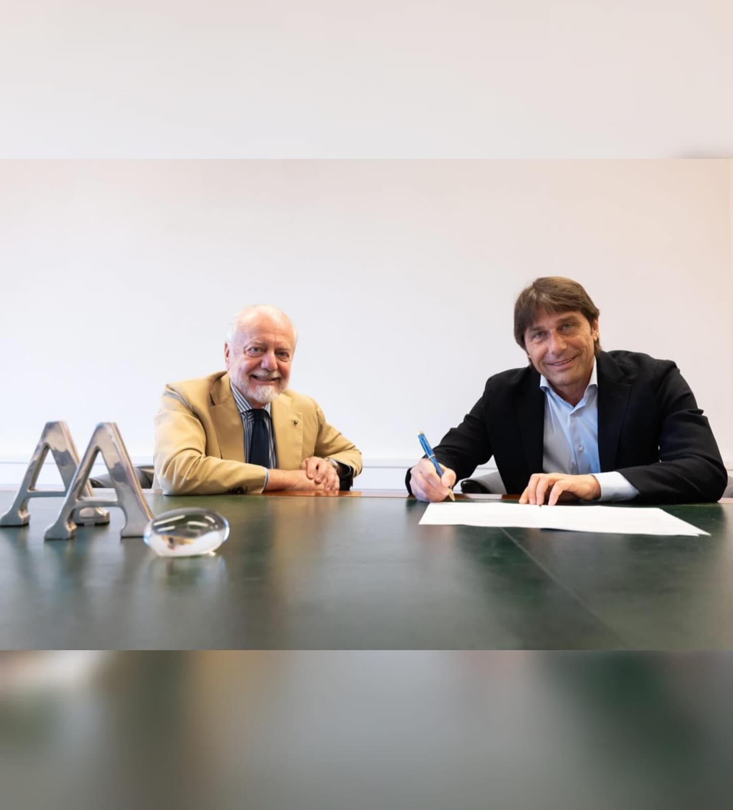 ADL annuncia Conte come nuovo allenatore del Napoli